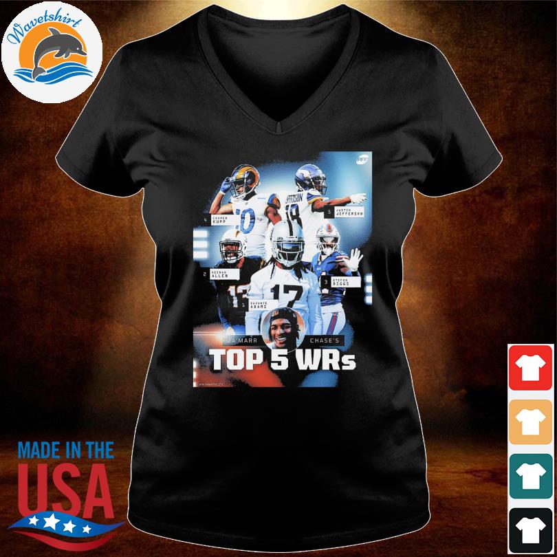 Ja'Marr Chase Top 5 WRs Vintage T-Shirt - Kaiteez