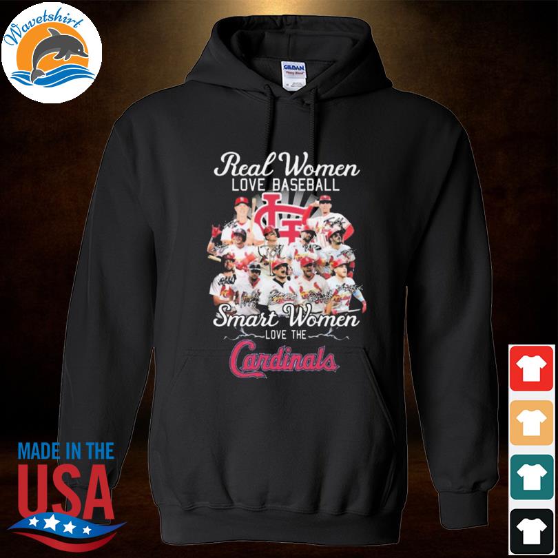 Official real Women Love Baseball Smart Women Love The Cardinals T Shirt,  hoodie, sweater, long sleeve and tank top