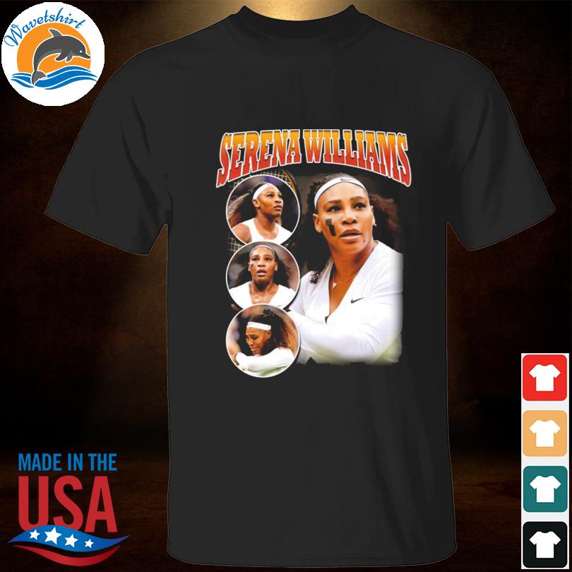 Serena williams great female athlete tennis shirt