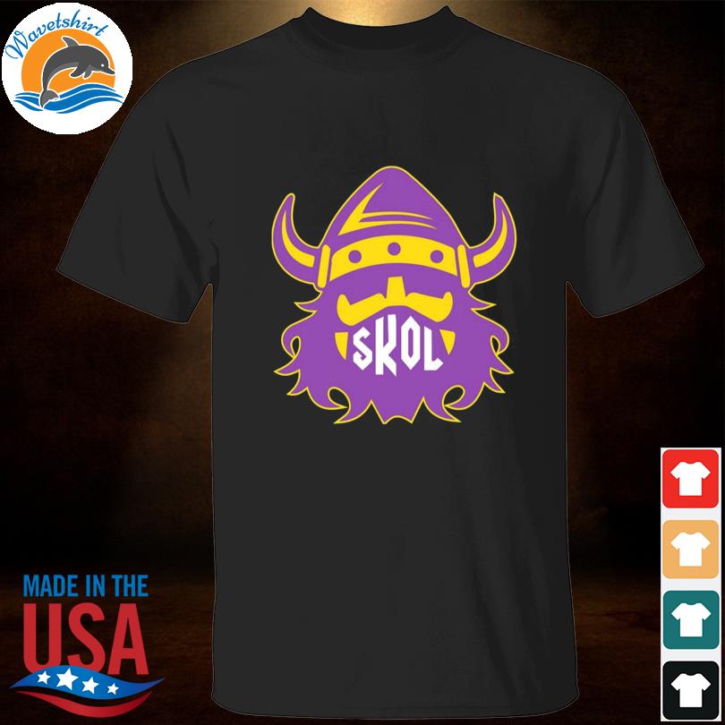 Skol viking nordic helmet nfl minnesota vikings shirt