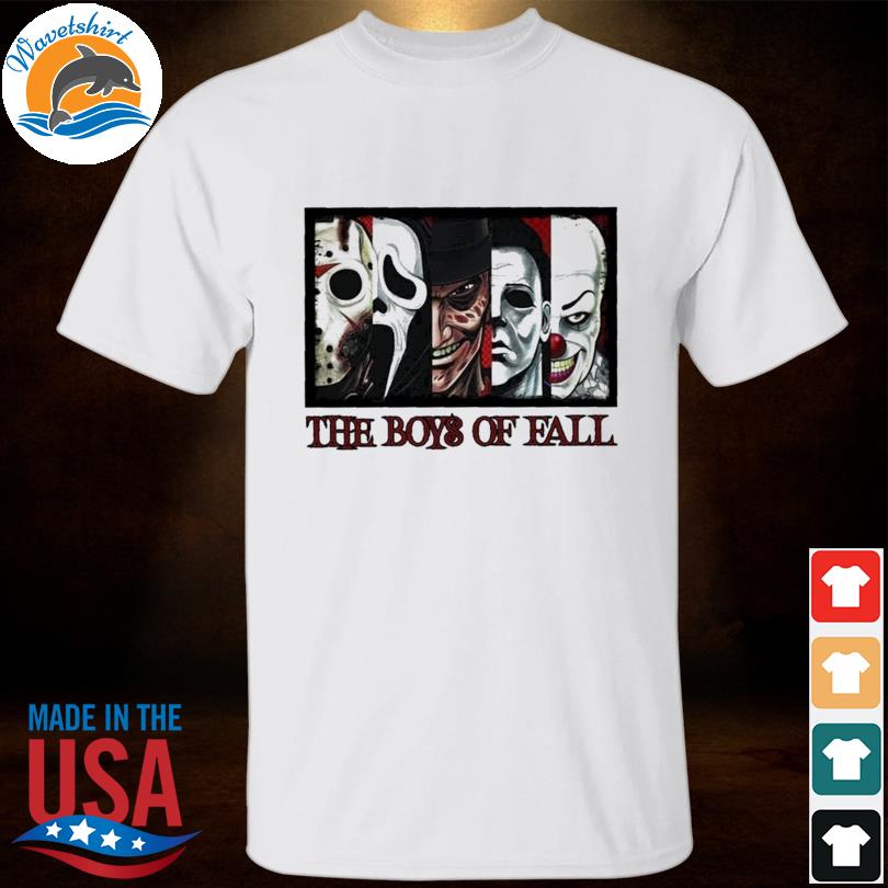 The boys of fall halloween horror movie shirt