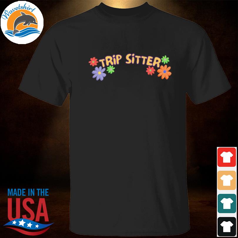 Trip sitter with demonic images back shirt