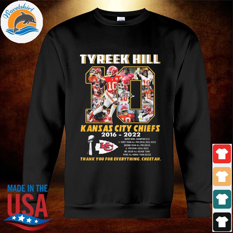 10 Tyreek Hill signature Kansas City Chiefs shirt, hoodie, sweater, long  sleeve and tank top