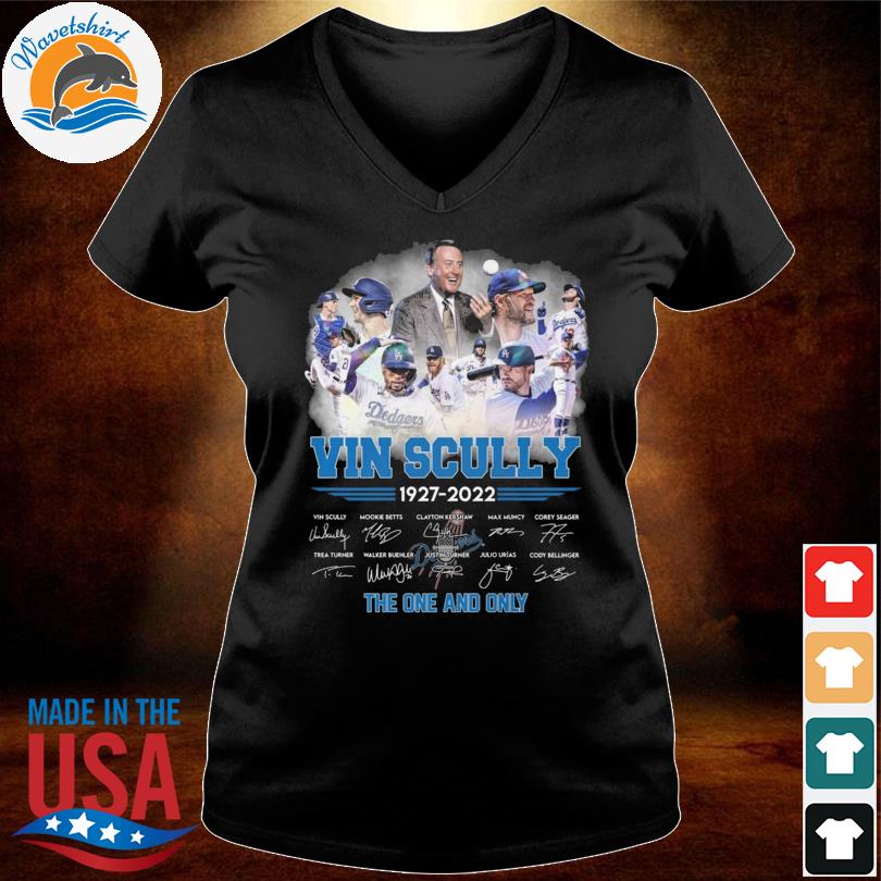 OneRockin VIN Scully Los Angeles Dodgers Baseball Shirt