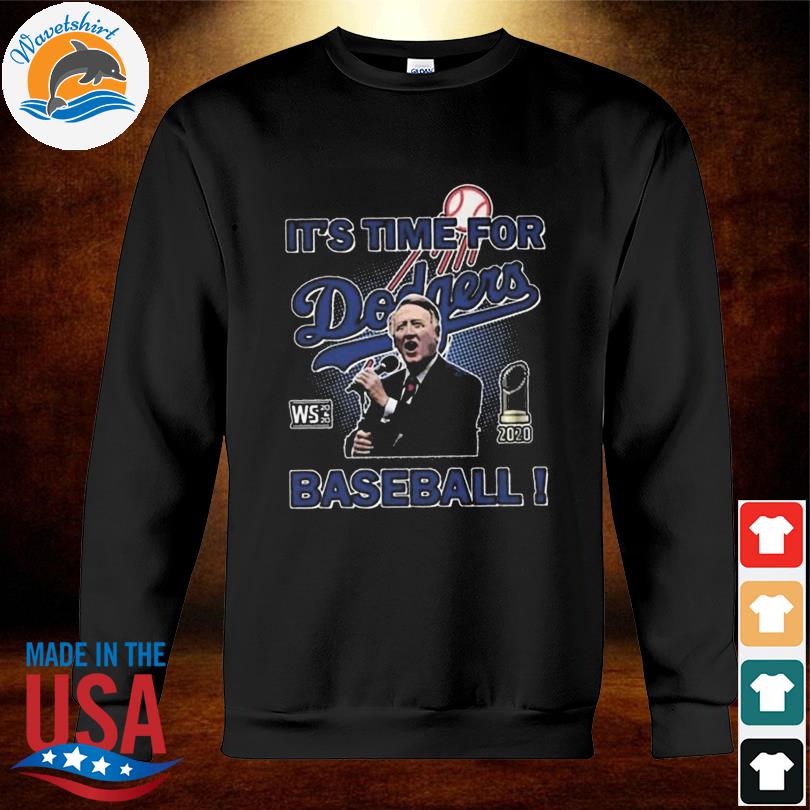 Vin Scully Legendary Dodgers, It's Time For Dodgers Baseball shirt