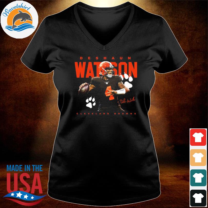 Vintage deshaun watson cleveland browns signature shirt, hoodie