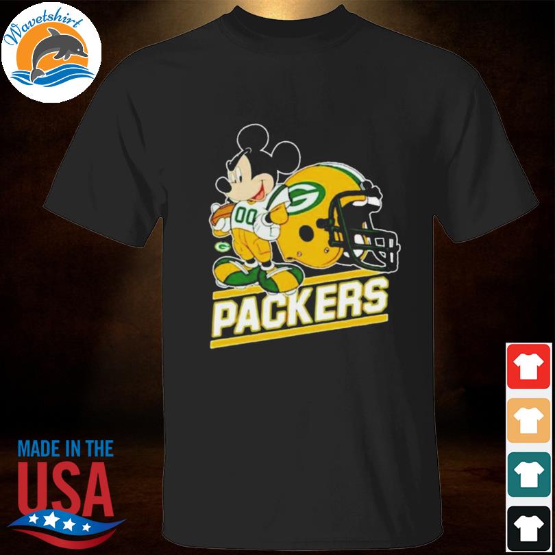 Mickey mouse disney football nfl green bay packers shirt, hoodie, sweater,  long sleeve and tank top