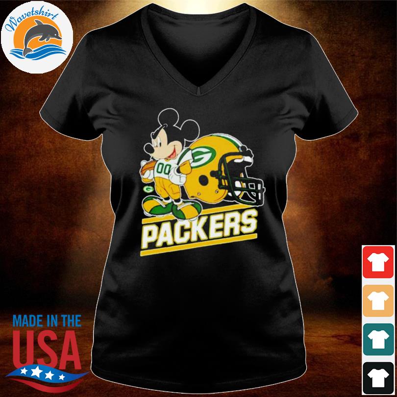 Official Green Bay Packers Mickey Mouse Disney Football Shirt,Sweater,  Hoodie, And Long Sleeved, Ladies, Tank Top