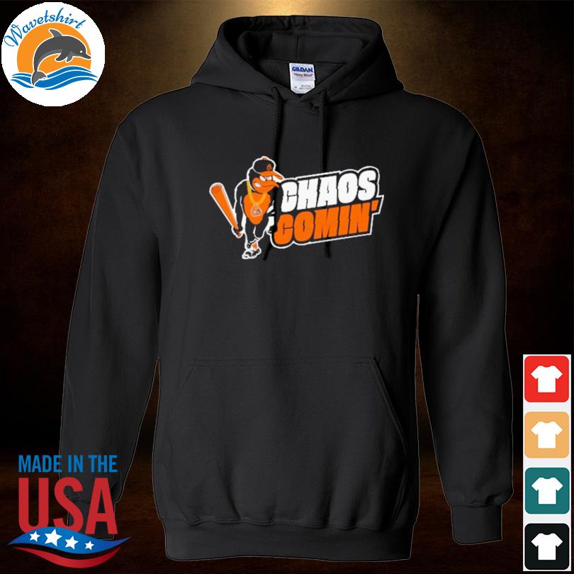 Baltimore Orioles Chaos Comin' logo Shirt, hoodie, sweater, long sleeve and  tank top