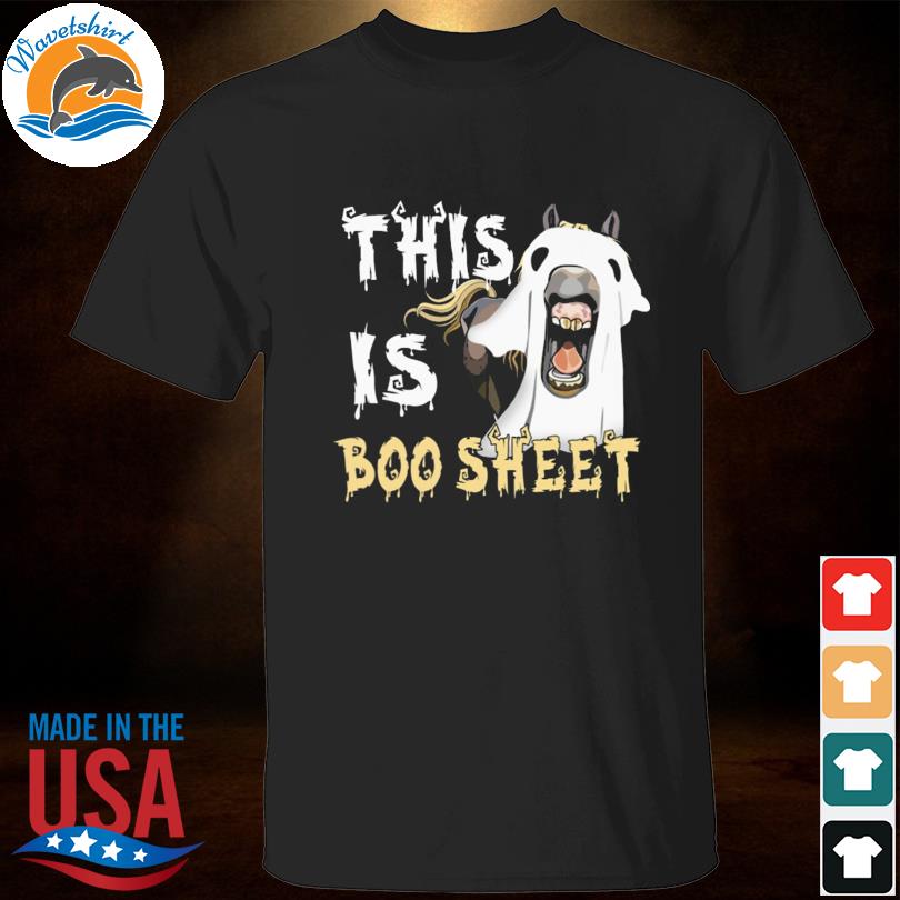 This is boo sheet horse halloween shirt