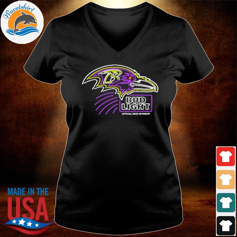 Bud Light Baltimore Ravens T-Shirt L