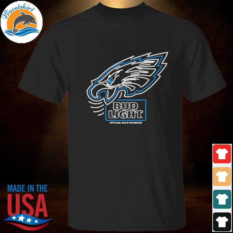 Bud Light Philadelphia Eagles NFL LED Sign T-Shirt