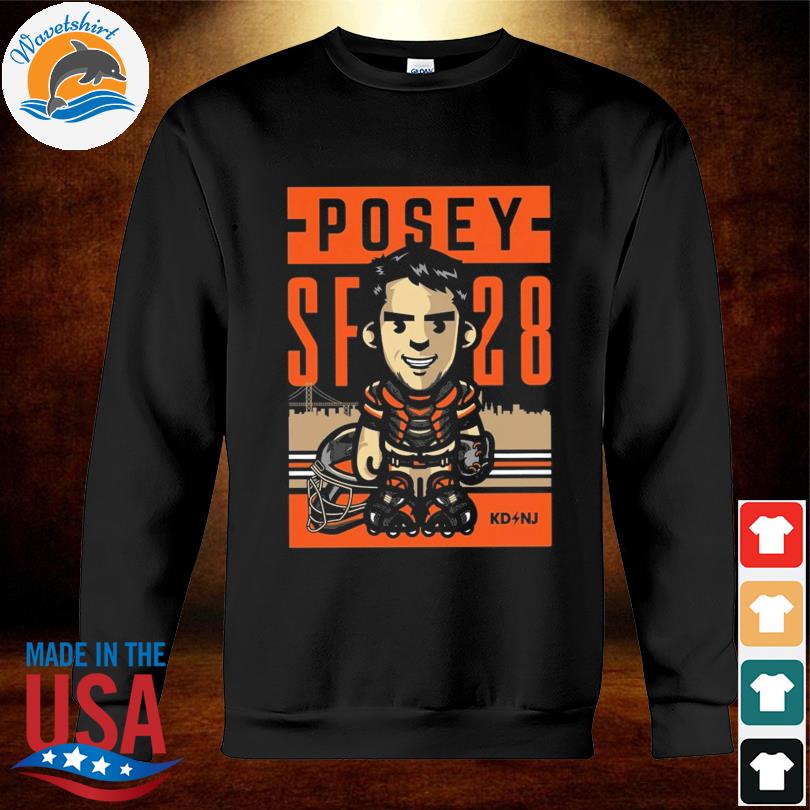 Buster Posey T-Shirt Shirsey San Francisco Giants Soft Jersey #28