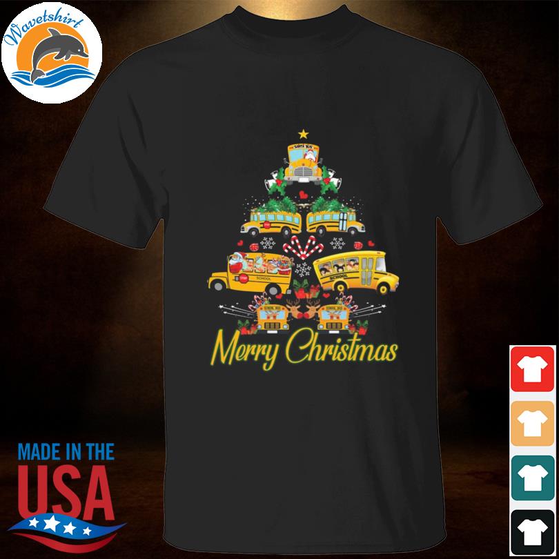 Christmas Tree School Bus Style 2022 sweater