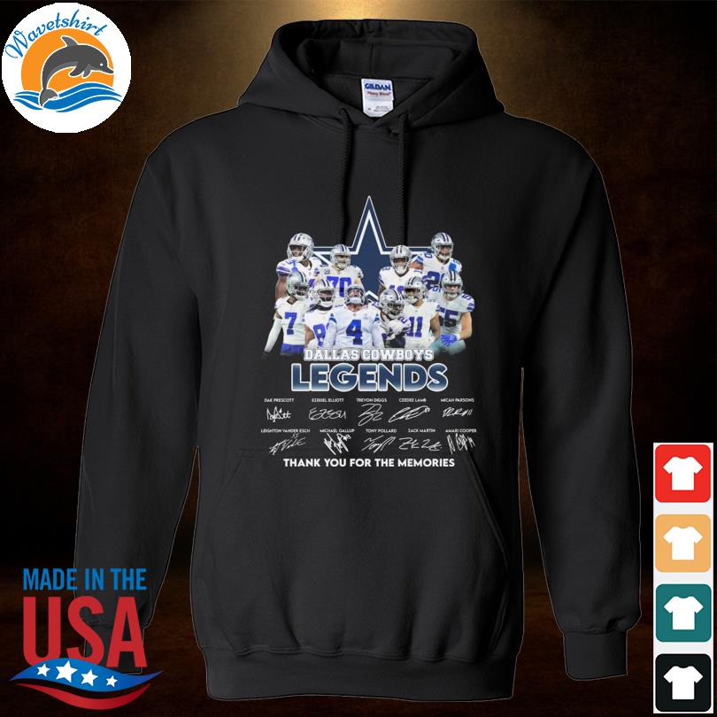 Official Dallas Cowboys the legends thank you for the memories 2023 shirt,  hoodie, sweater, long sleeve and tank top