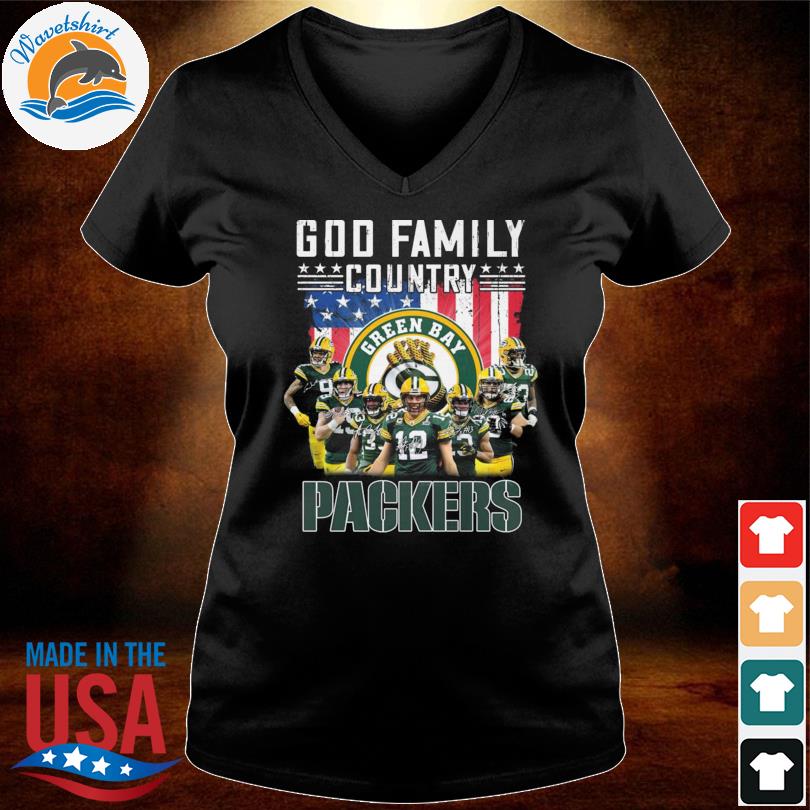 Funny Green Bay Packers One Nation Under God American Flag 2022