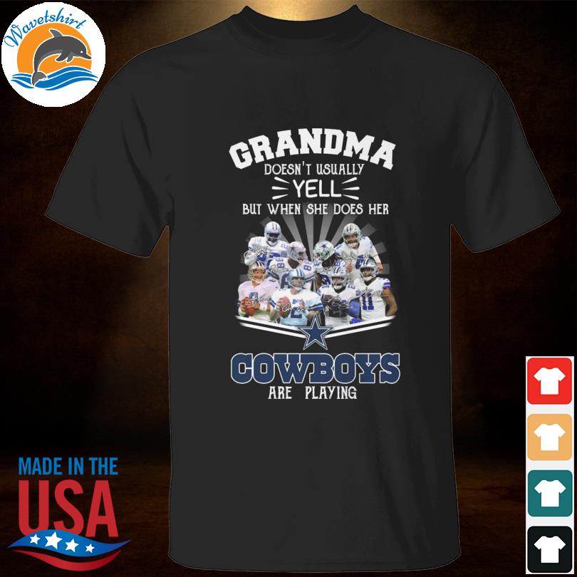 Official this Grandma Loves Dallas Cowboys Heart Players T-Shirt, hoodie,  tank top, sweater and long sleeve t-shirt