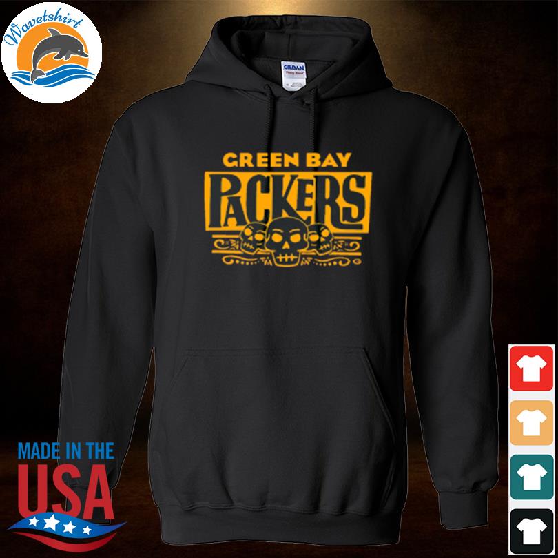 Green Bay Packers Halloween Packers Sugar Skull Shirt, hoodie, sweater,  long sleeve and tank top