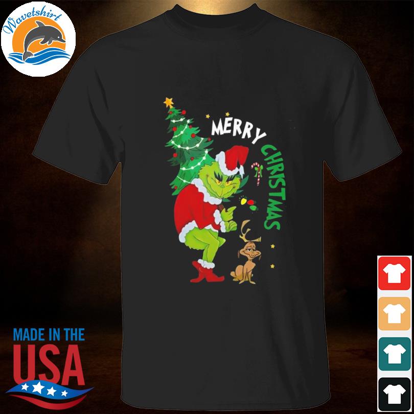 Grinch and max stole Christmas tree merry Christmas sweater