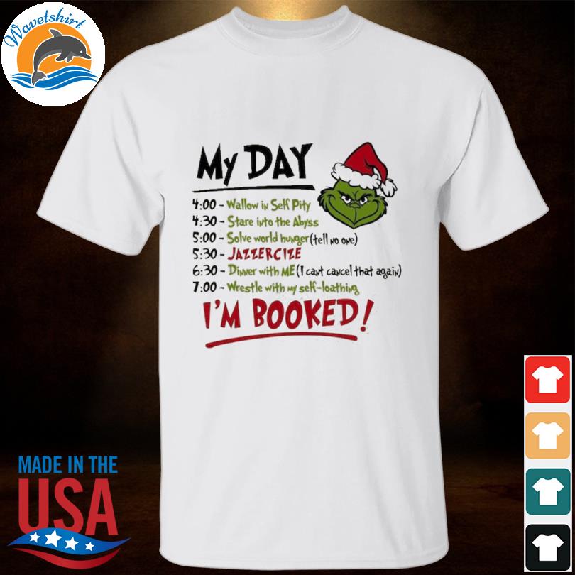 Grinch Face My Day Christmas Im Book sweater