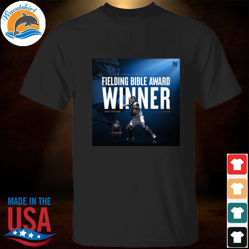 Jose trevino new york yankees 2022 fielding bible award winner shirt