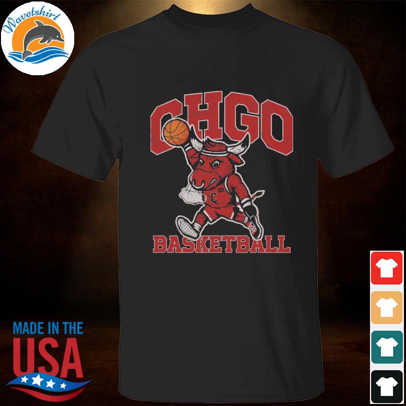 Mascot chicago Bull Chgo basketball shirt