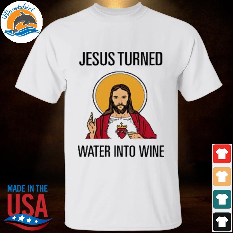 Nascar jesus turned water into wine but I turned my teammate into the wall shirt