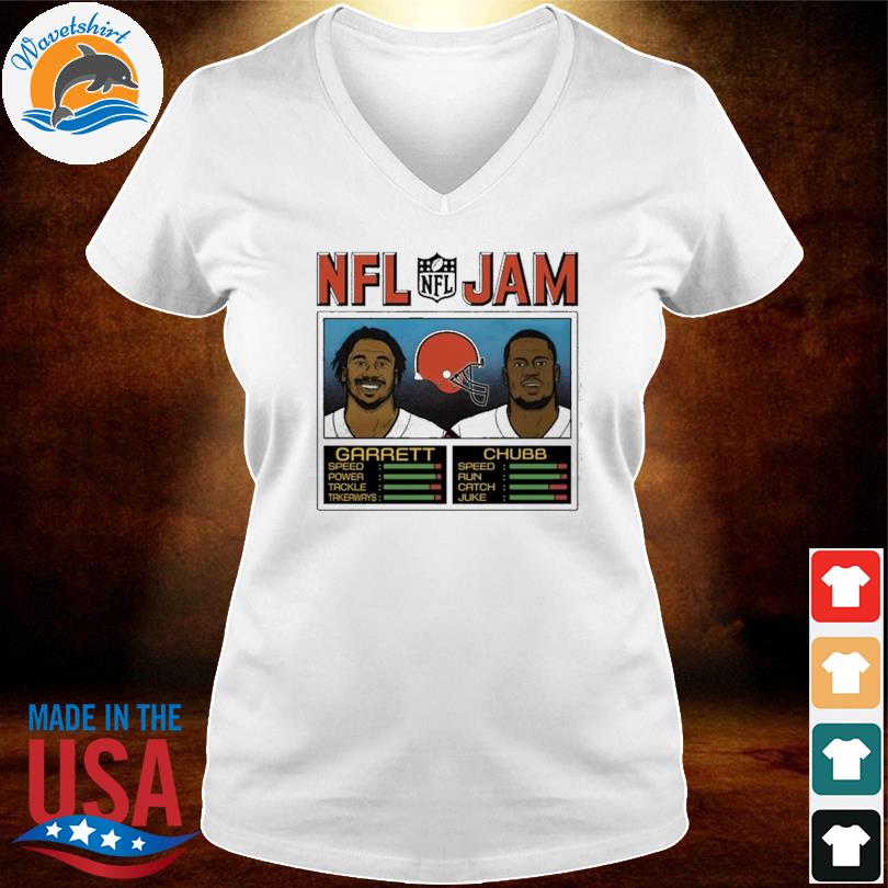 NFL Jam Cleveland Browns Myles Garrett and Nick Chubb 2022 shirt, hoodie,  sweater, long sleeve and tank top