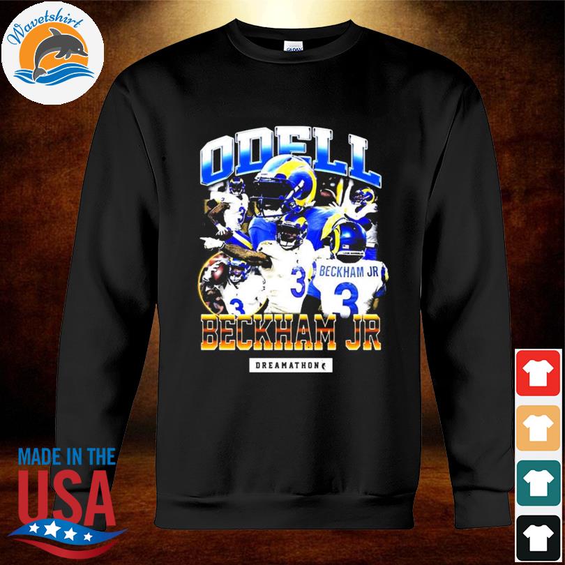 Official odell Beckham Jr American Los Angeles Rams Football Shirt, hoodie,  sweater, long sleeve and tank top