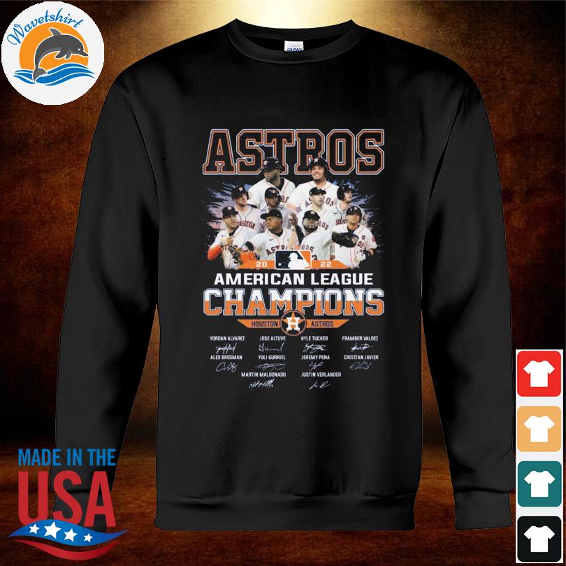 Houston Astros American League Champions 2022 Signatures T-shirt