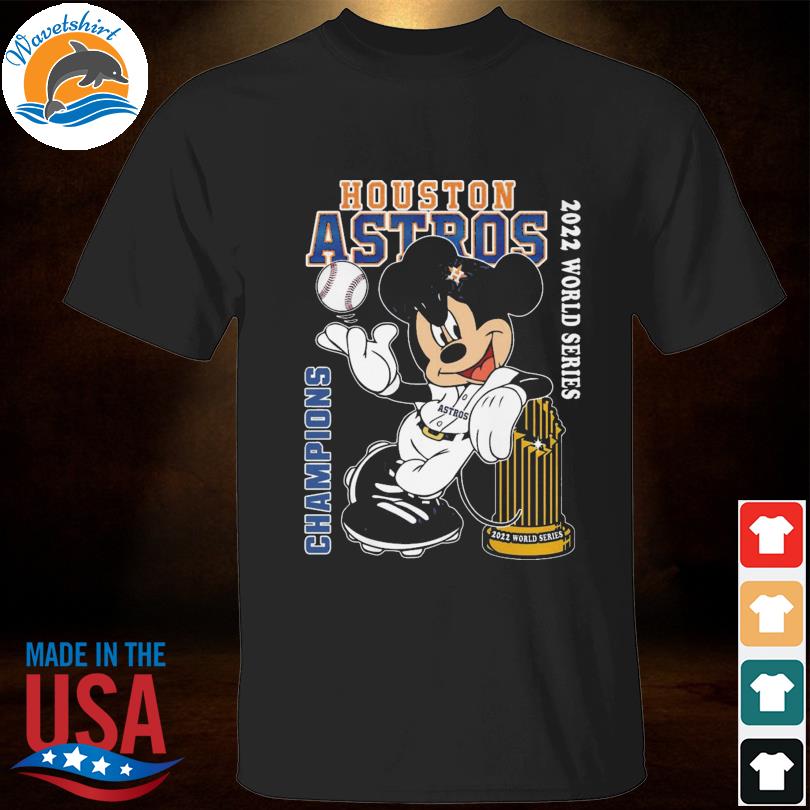 Official Mickey Mouse Houston Astros 2022 World Series Champions