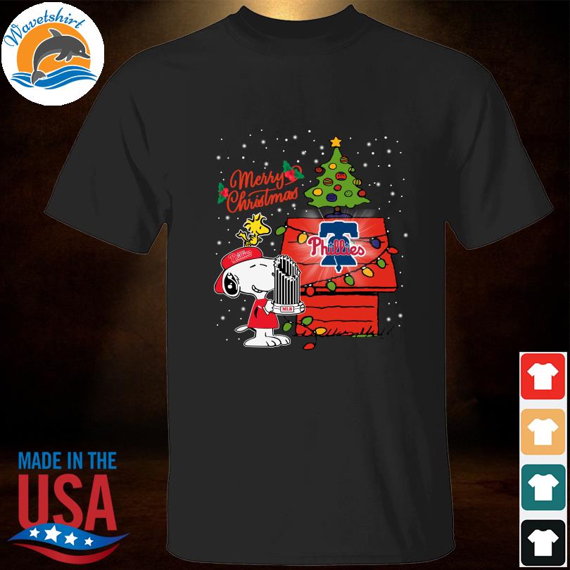 Official Snoopy and Woodstock Philadelphia Phillies merry christmas postseason 2022 shirt