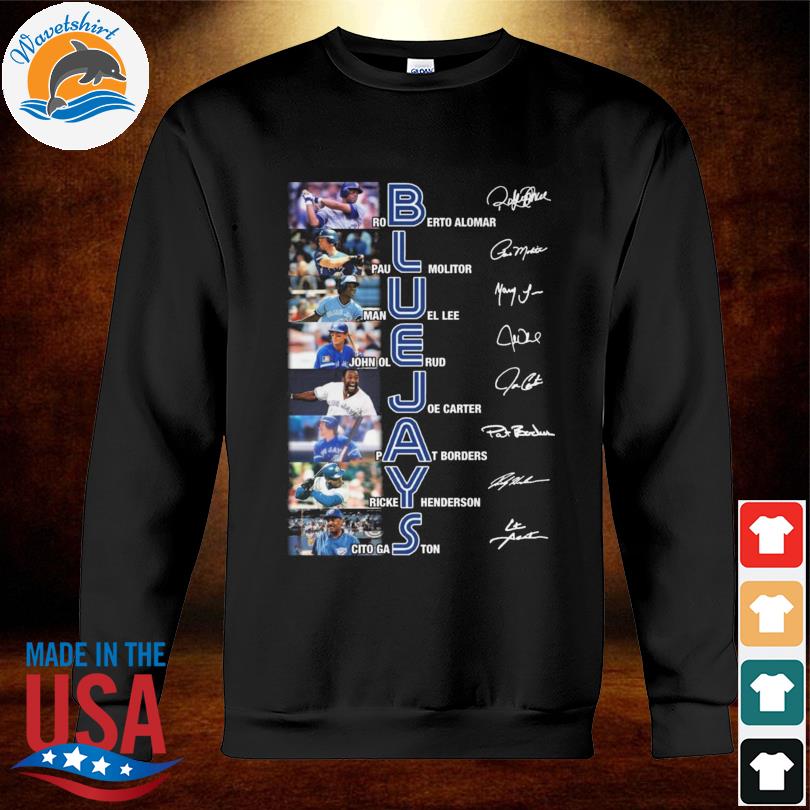 Official Toronto Blue Jays 30th anniversary signatures shirt, hoodie, longsleeve  tee, sweater