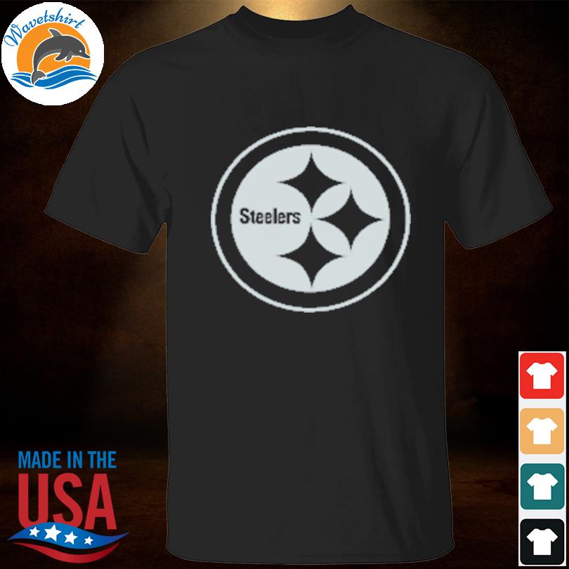 Pittsburgh steelers rflctv name and logo shirt
