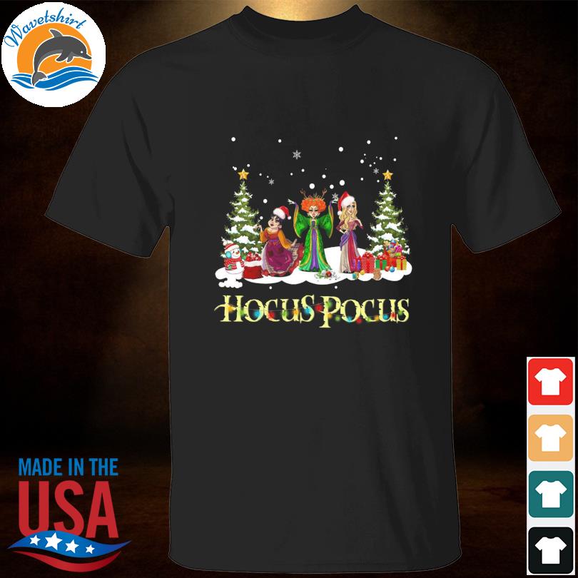 Santa hocus pocus light Christmas tree 2022 sweater
