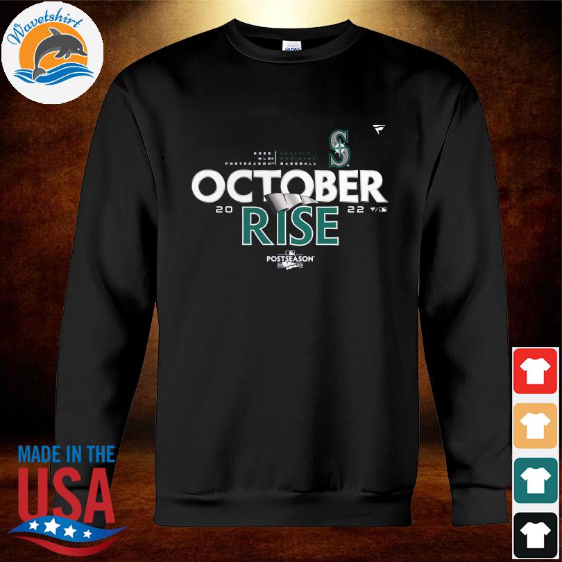 Seattle Mariners Fanatics Branded 2022 Postseason Locker Room T-Shirt - Navy