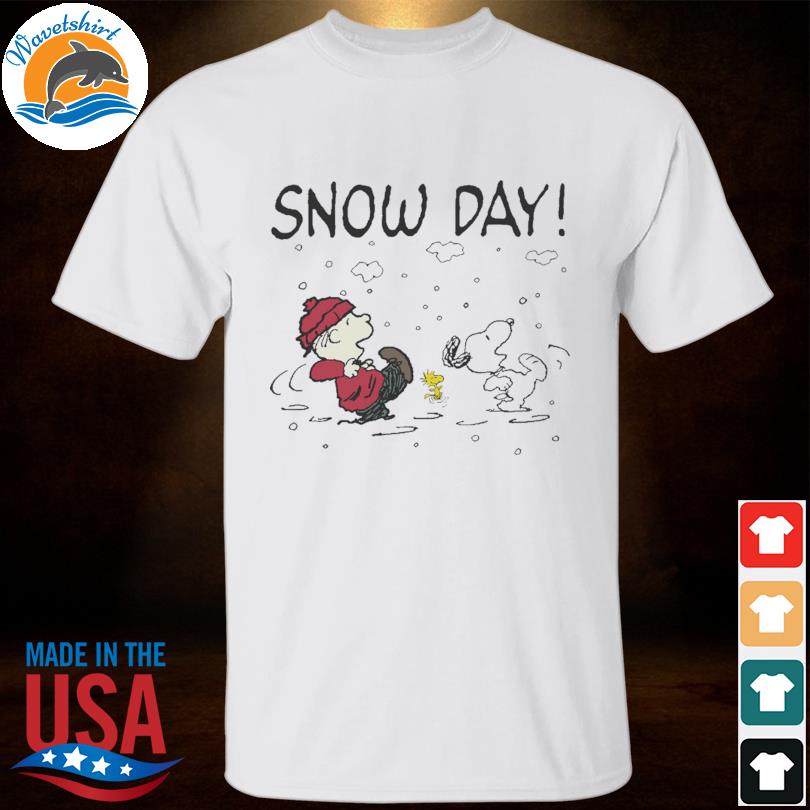 Snoopy and charlie brown snow day 2022 shirt