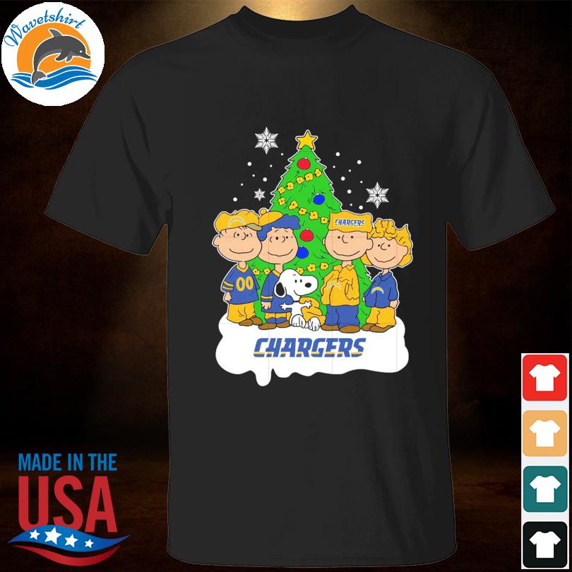 Snoopy the Peanuts los angeles chargers Christmas sweater