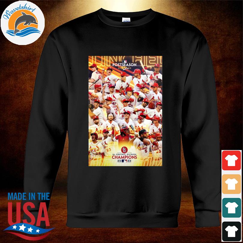 St. Louis Cardinals Nl Central Division Champs 2023 Postseason T-shirt,Sweater,  Hoodie, And Long Sleeved, Ladies, Tank Top