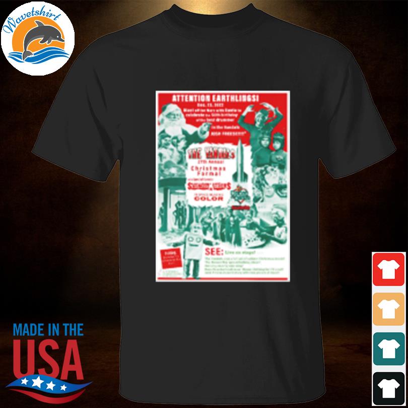 The Vandals Calling All Earthlings Official 27th Annual Christmas Formal T-Shirt