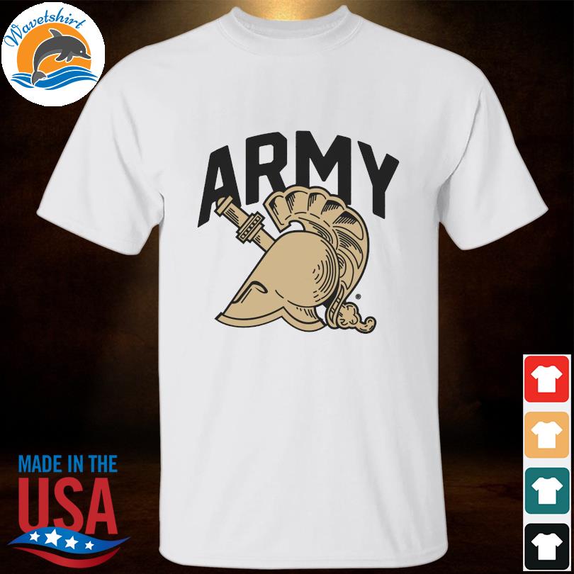 US military academy vintage army helmet shirt