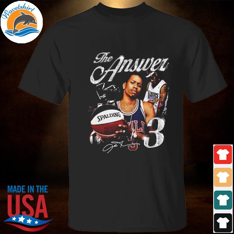 90s design number 3 allen iverson vintage diamond boy shirt