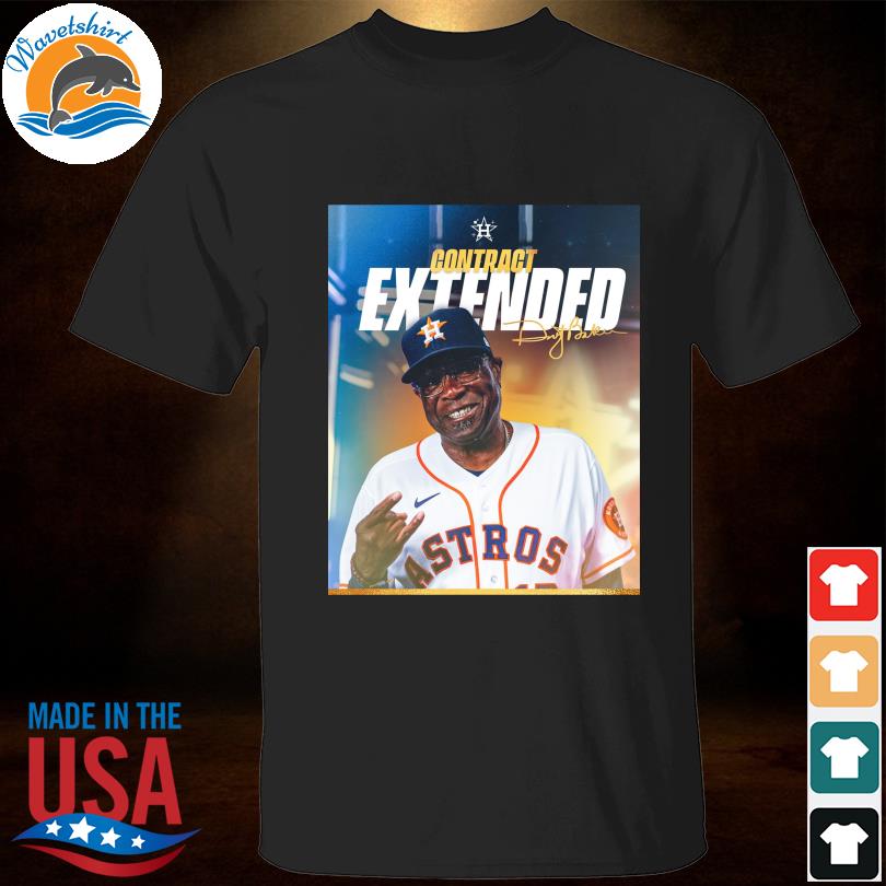 Contract extended houston astros let's run it back dusty style shirt