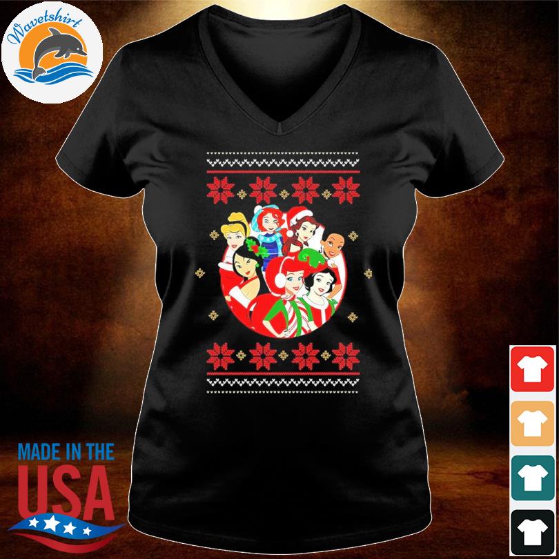 disney princess ugly christmas sweater