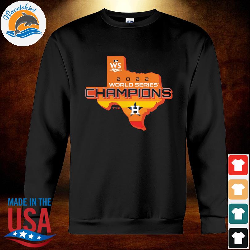 Hou Astros World Series 2022 Champion with Texas Map T-Shirt