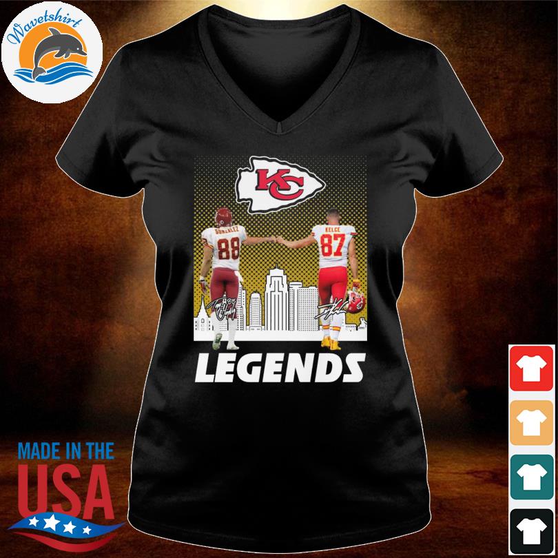 Funny Kansas City Chiefs Jody Fortson and Travis Kelce legend signatures  shirt, hoodie, longsleeve tee, sweater