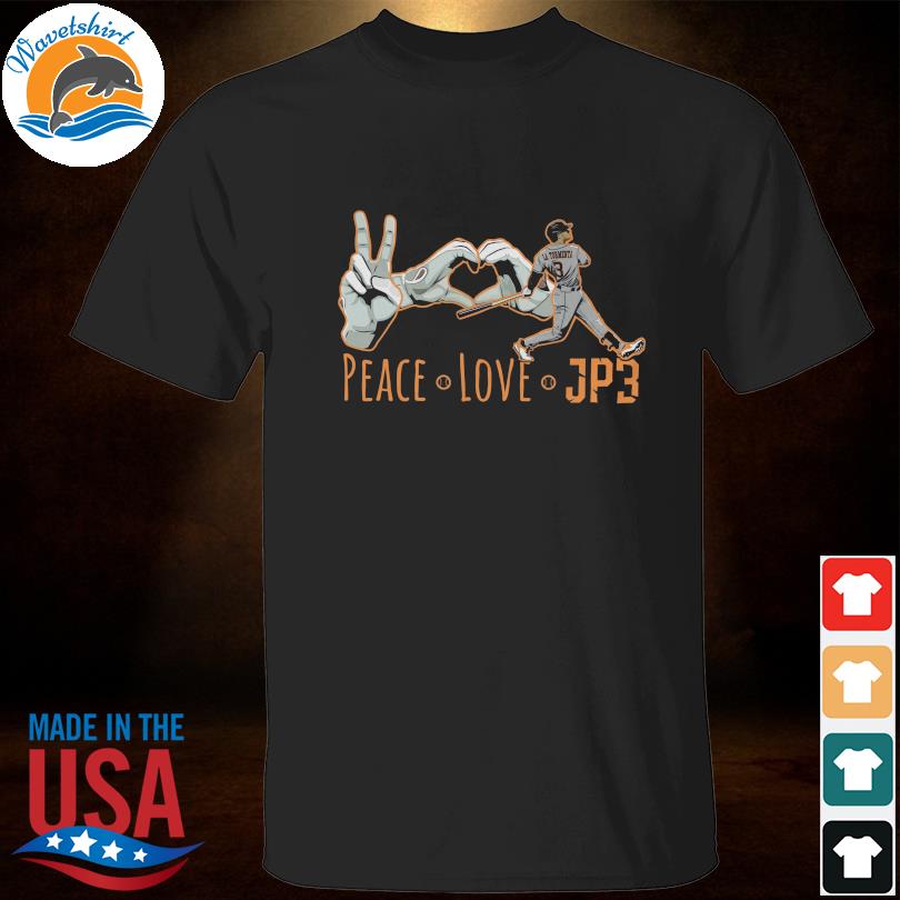 Houston astros peace love jp3 shirt