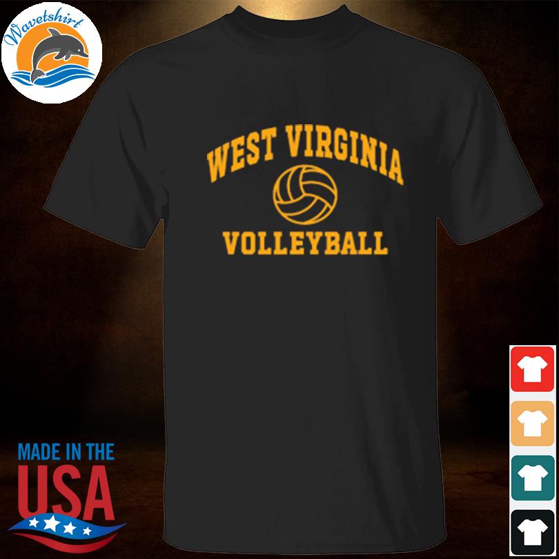 West virginia mountaineers volleyball icon powerblend shirt
