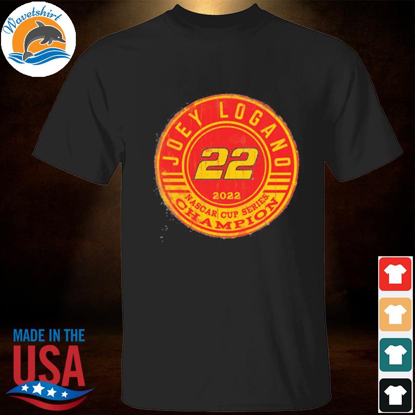 Joey Logano Team Penske 2022 NASCAR Cup Series Champion Name & Number T- Shirt