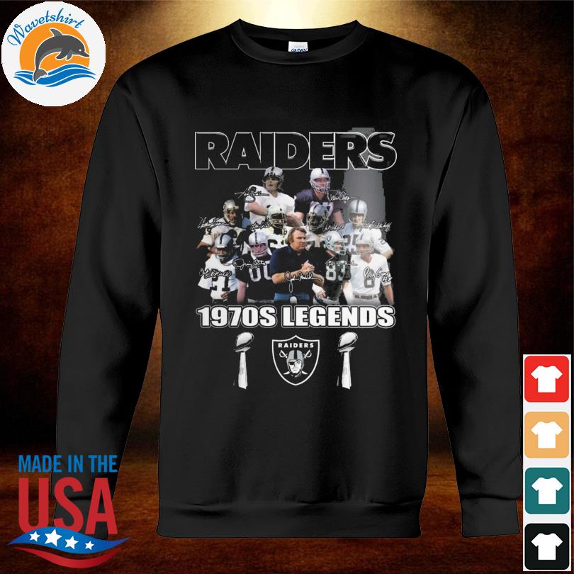 Best raiders Legends And Signatures Shirt